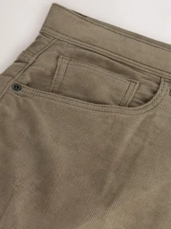 Broeken En Chino's*Next - Motionflex Corduroy Stretch Trousers Zand