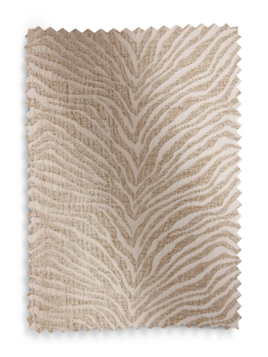Gordijnen|Gordijnen*Next Zebra Chenille Oogjes Gevoerde Gordijnen