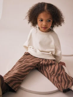 Jeans En Joggingbroeken|Jeans|Next - Jeans met wijde pijpen (3 mnd-7 jr) Zebraprint