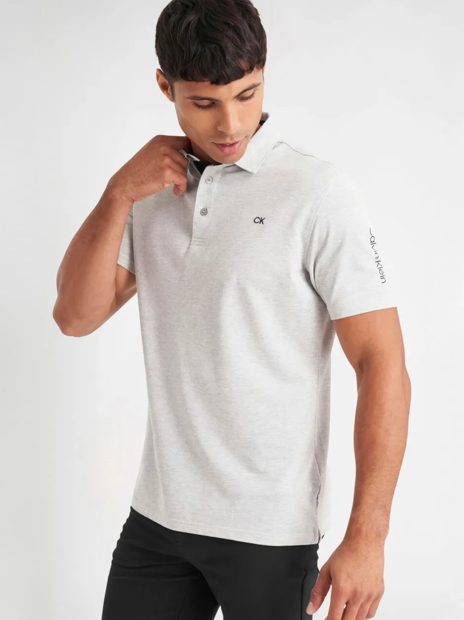 Poloshirts|Calvin Klein Golf Zilver - Uni poloshirt