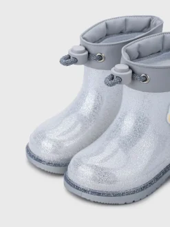 Laarzen*Igor - Glitter Unicorn Ankle Wellies Zilver