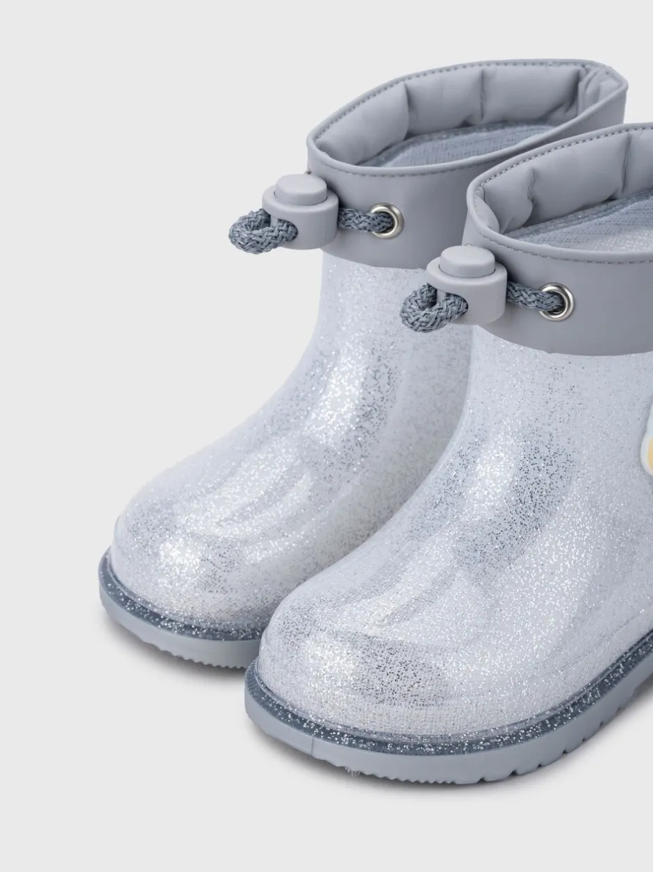 Laarzen*Igor - Glitter Unicorn Ankle Wellies Zilver