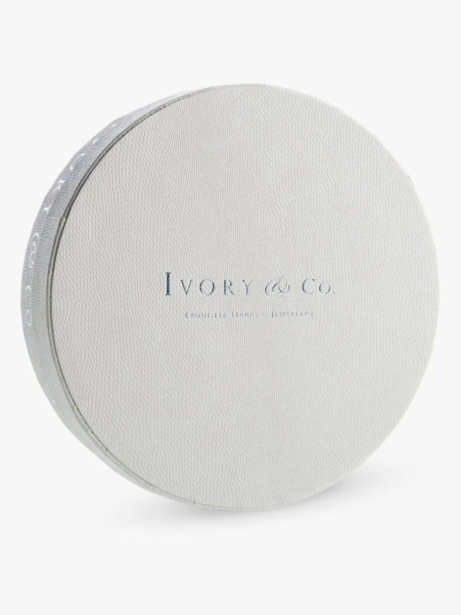 Haaraccessoires|Ivory & Co - bohemia haarband met kristallen en parels Zilver