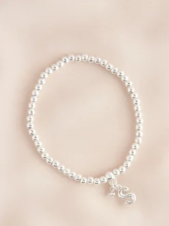 Sieraden*Next Zilverkleurig - Letterarmband met stretch