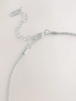 Sieraden|Next Zilverkleurig - Long Pendant Necklace