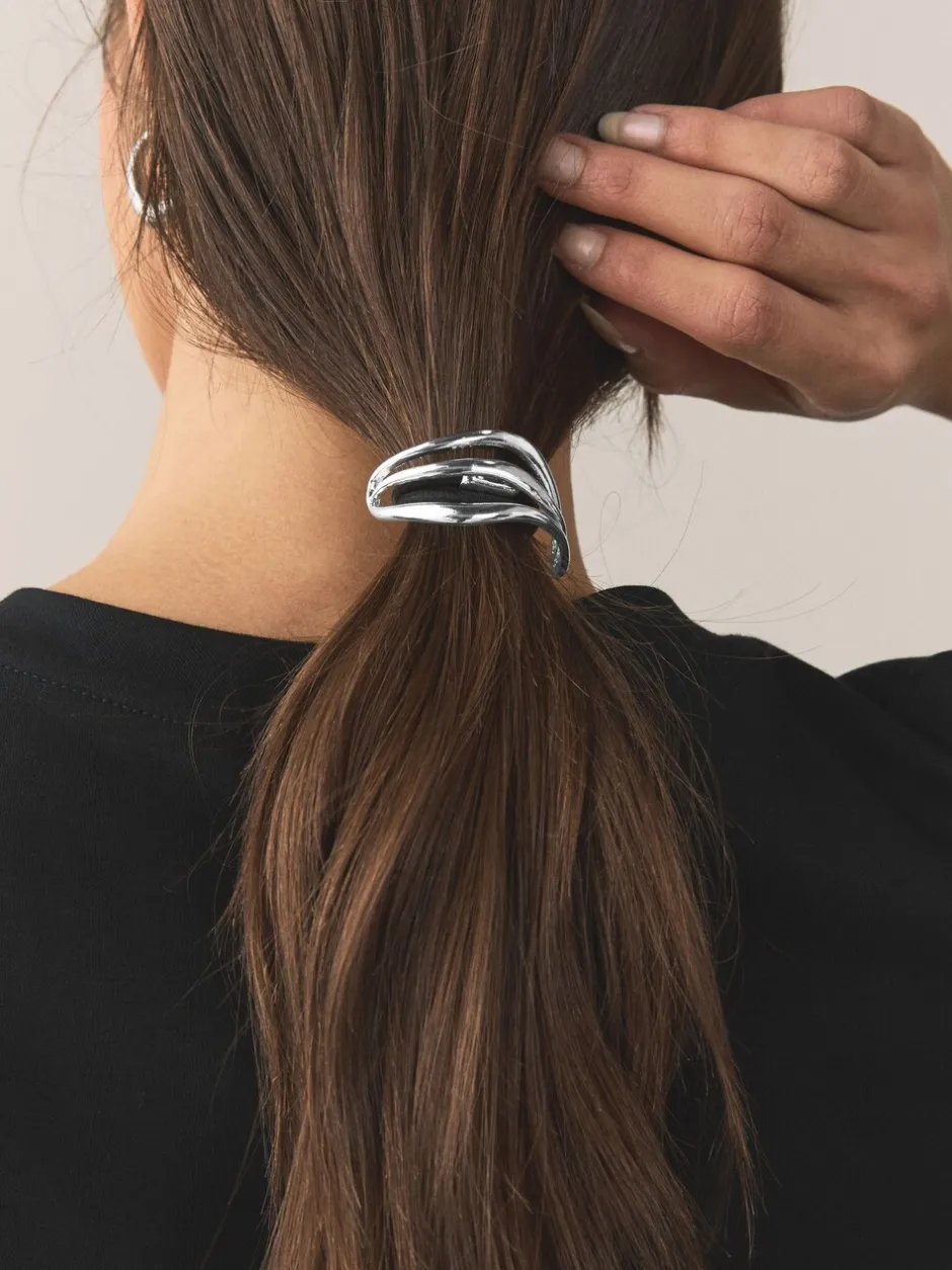 Haaraccessoires|Next - Metal Hair Bobble Zilverkleurig