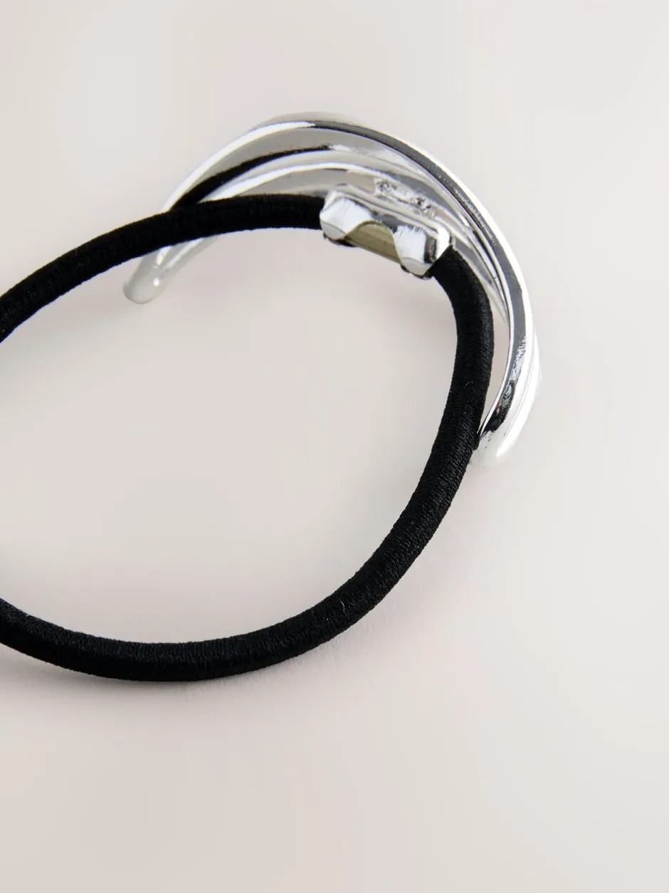 Haaraccessoires|Next - Metal Hair Bobble Zilverkleurig