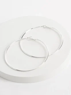 Sieraden|Next - Oversized oorringen Zilverkleurig