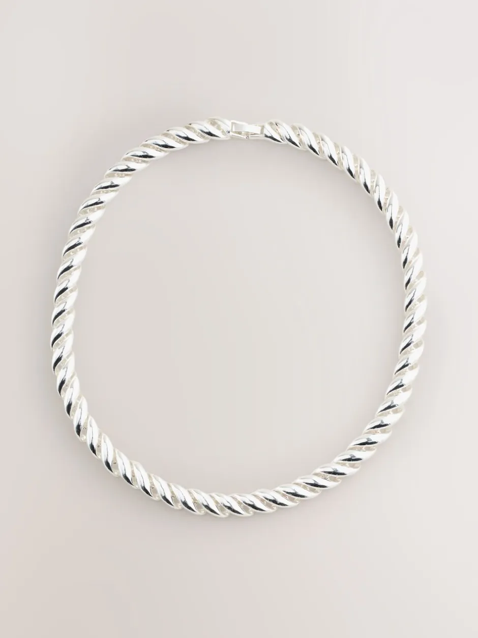 Sieraden|Next Zilverkleurig - Smooth Chain Necklace