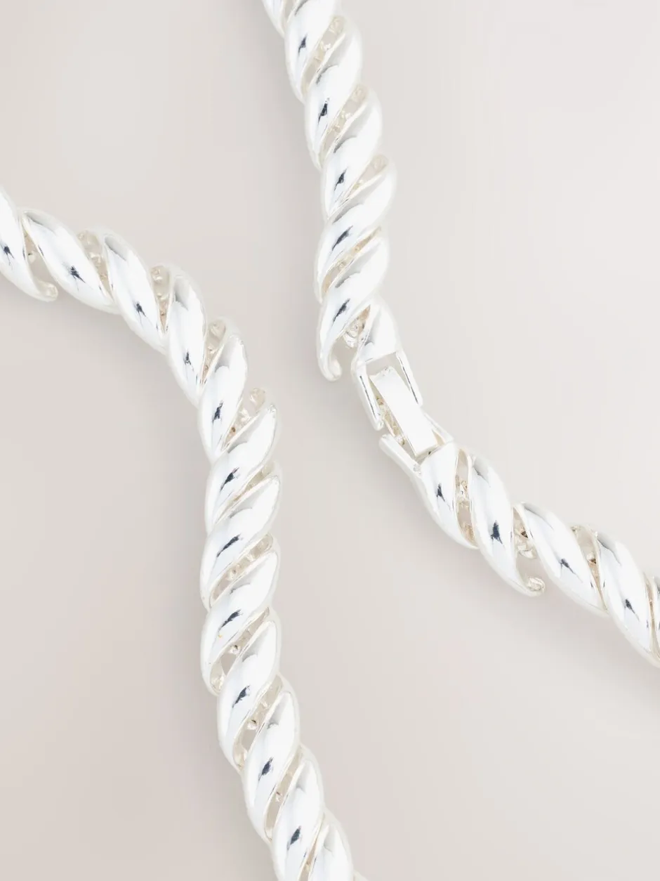 Sieraden|Next Zilverkleurig - Smooth Chain Necklace