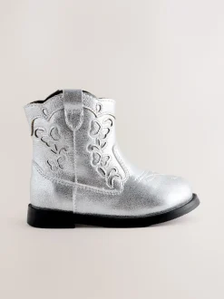 Boots|Next Zilvermetallic - Western cowboy-enkellaarsjes