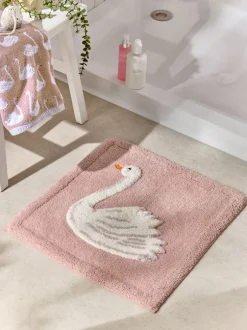 Handdoeken En Badmatten|Next Zwanenprint 100% katoenen mat