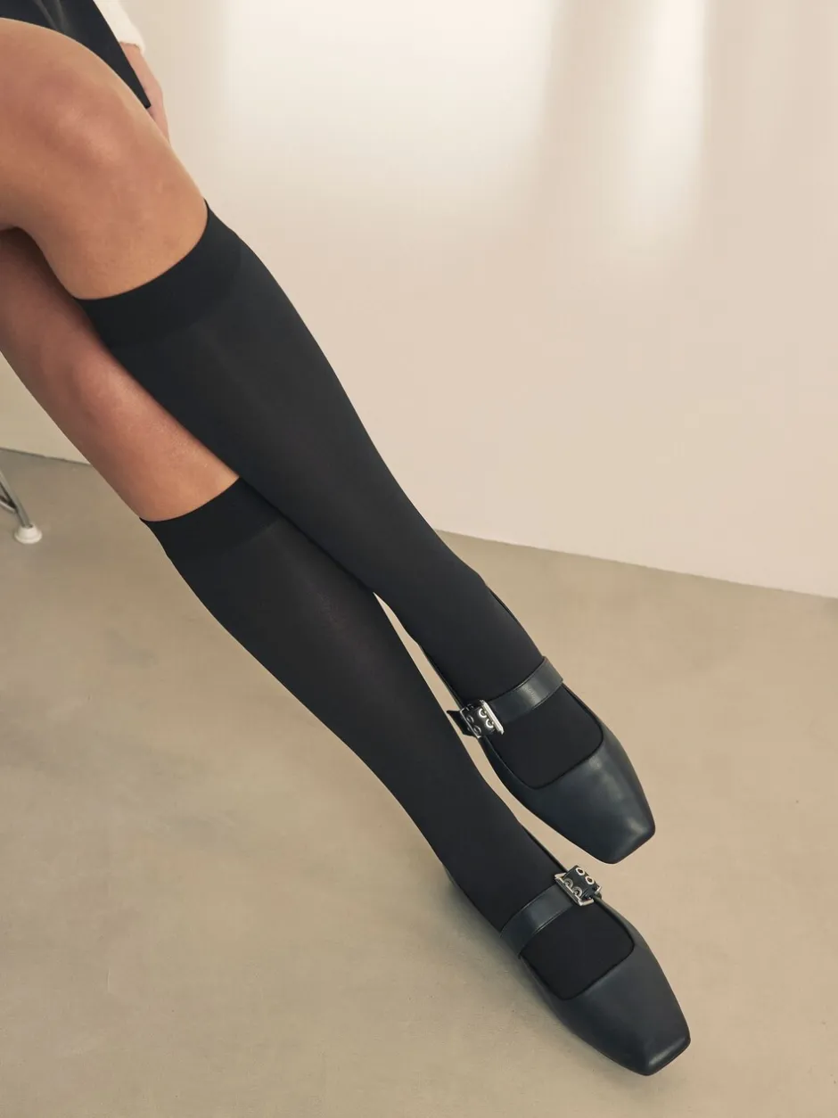 Sokken En Panty's*Next Zwart - 60 Denier kniehoge sokken set van 3
