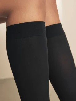 Sokken En Panty's*Next Zwart - 60 Denier kniehoge sokken set van 3