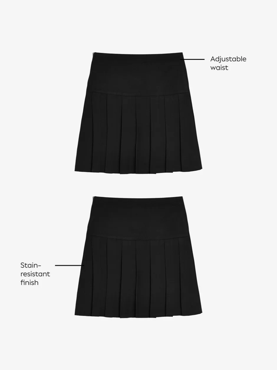 Shorts En Rokken*Next Zwart - 2 Geplooide schoolrokken (3-16jr)