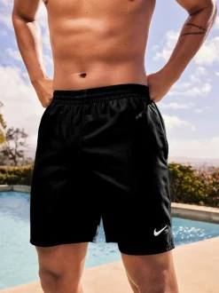 Sportkleding|Badkleding|Nike Zwart - 7 inch - Essential volley-zwemshort