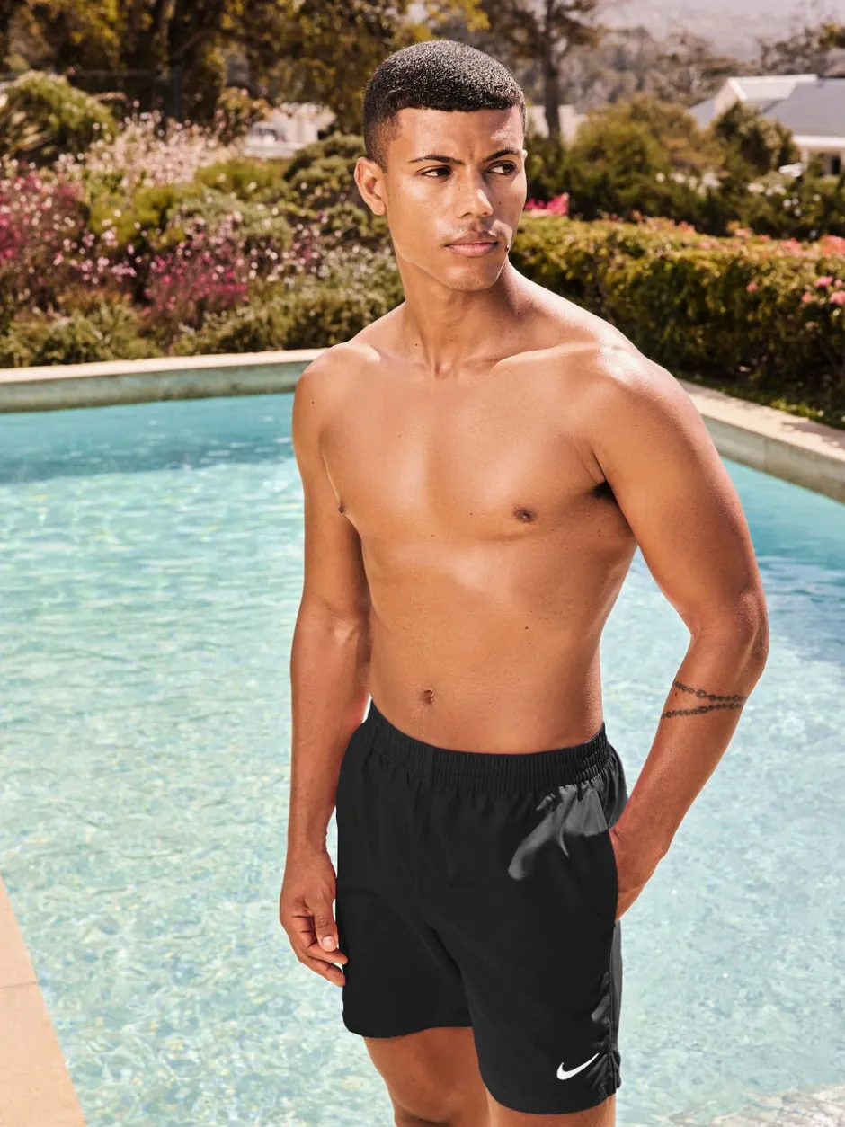 Badkleding*Nike Zwart - 5 inch - Essential volley-zwemshort