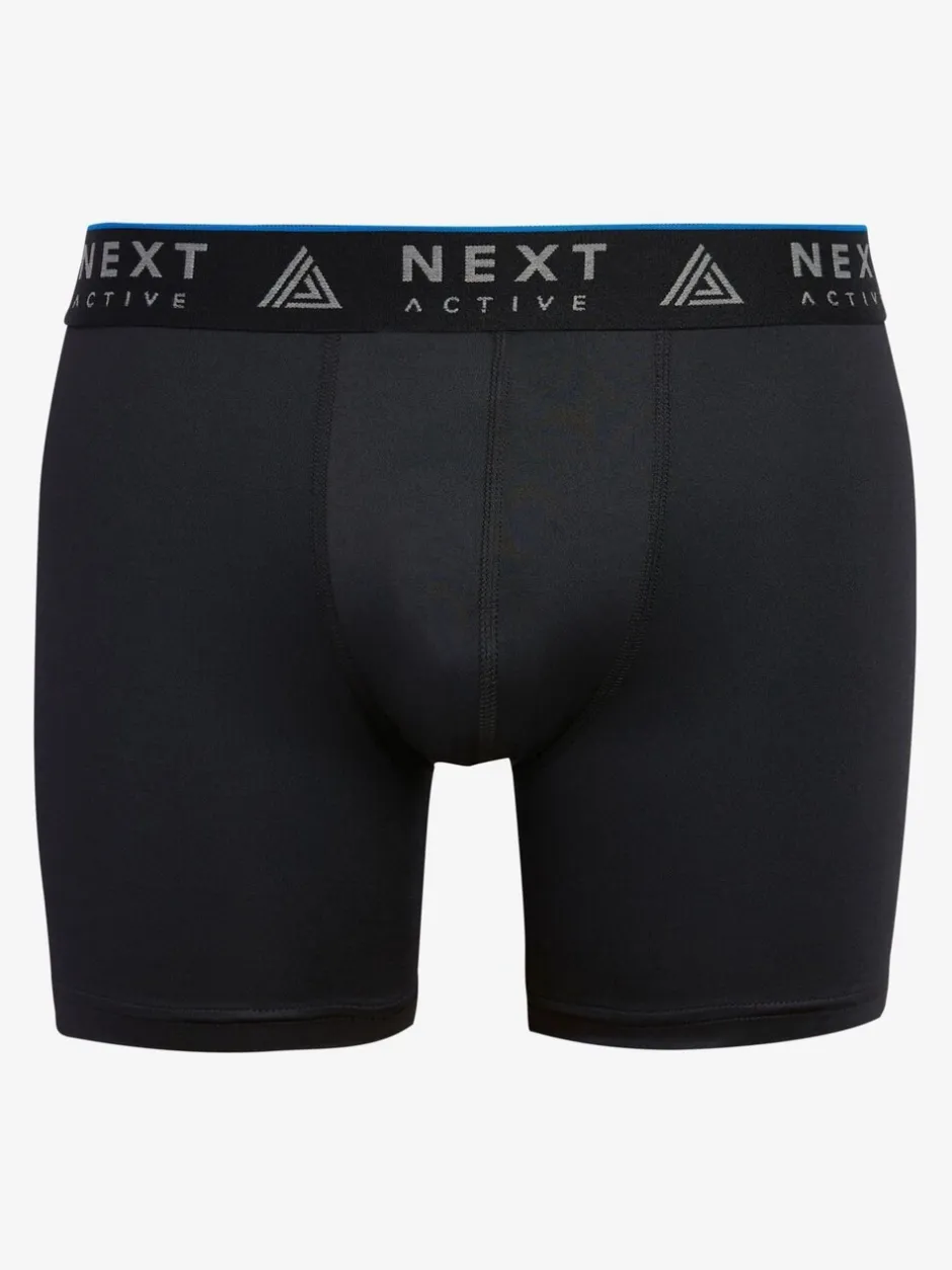 Ondergoed|Ondergoed*Next Zwart - 4 Langere sportboxershorts