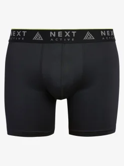 Ondergoed|Ondergoed*Next Zwart - 4 Langere sportboxershorts