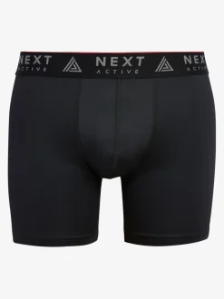 Ondergoed|Ondergoed*Next Zwart - 4 Langere sportboxershorts