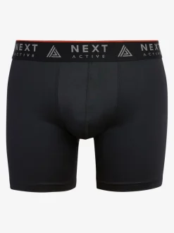 Ondergoed|Ondergoed*Next Zwart - 4 Langere sportboxershorts