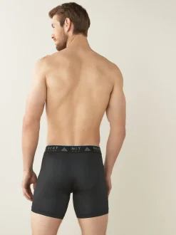 Ondergoed|Ondergoed*Next Zwart - 4 Langere sportboxershorts
