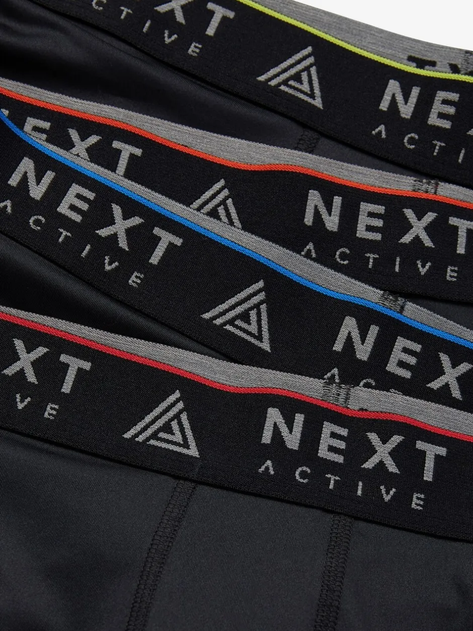Ondergoed|Ondergoed*Next Zwart - 4 Langere sportboxershorts