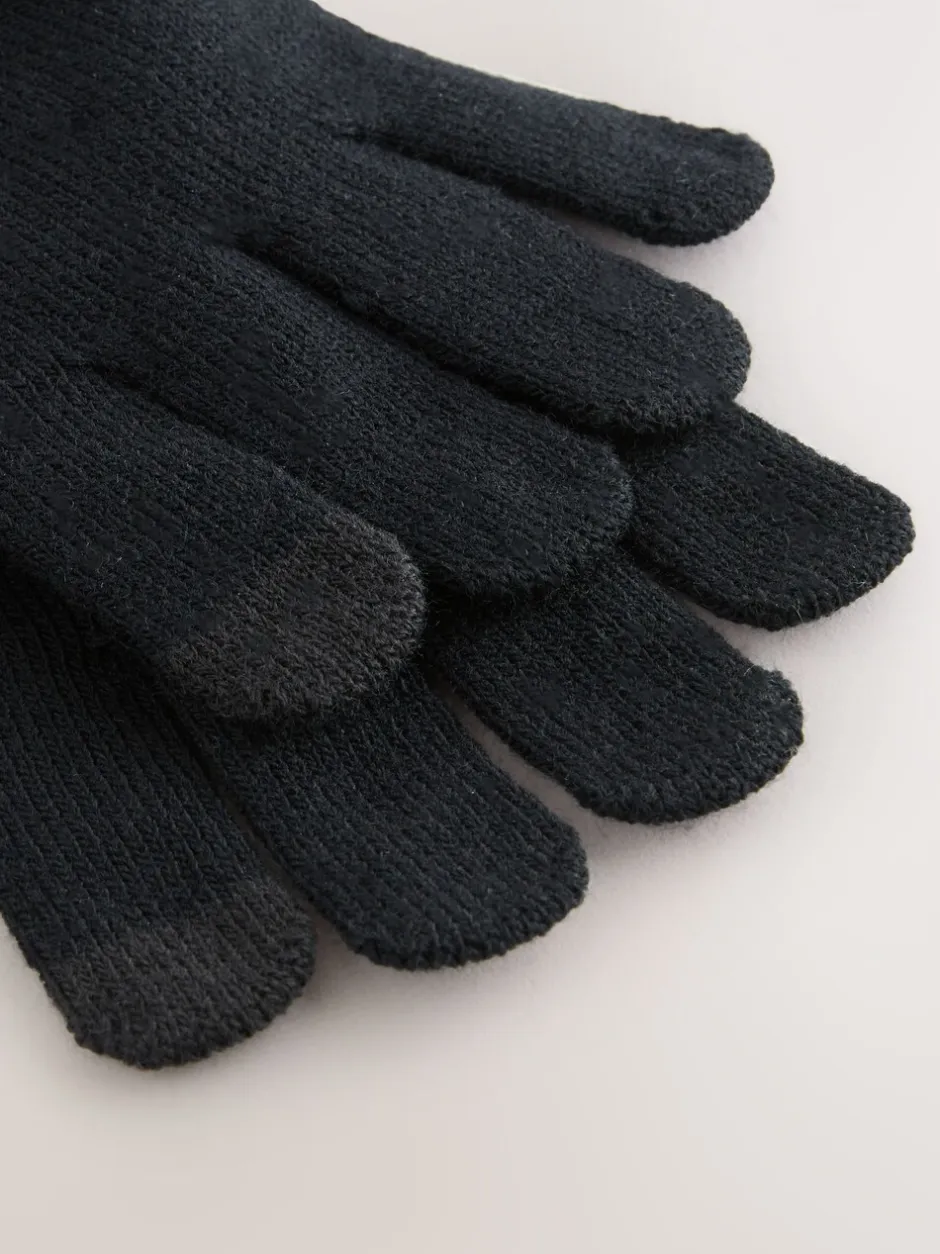 Mutsen, Handschoenen En Sjaals|Schoolkleding*Next - 3 paar magic handschoenen (3-16jaar) Zwart