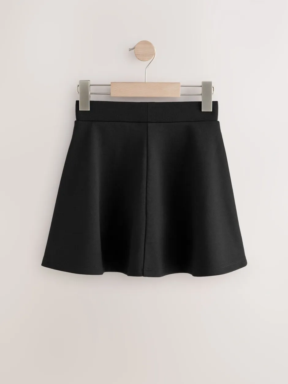 Shorts En Rokken|Next - 2 Pack Pull-On Skort met jersey stretchy (3-17jr) Zwart