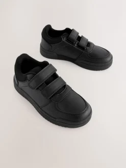 Sneakers|Sneakers|Next Zwart - 3 schoolschoenen met klittenbandsluiting