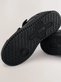 Sneakers|Sneakers|Next Zwart - 3 schoolschoenen met klittenbandsluiting