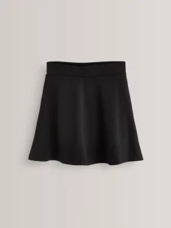Schoolkleding|Shorts En Rokken|Next - Aantrekskirt voor school met jersey stretch (3-17jr) Zwart