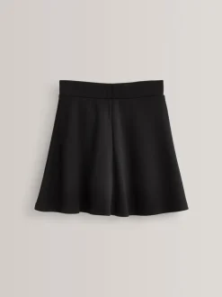 Schoolkleding|Shorts En Rokken|Next - Aantrekskirt voor school met jersey stretch (3-17jr) Zwart