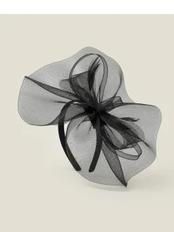 Haaraccessoires|Accessorize - Mini Mia Crin Fascinator Zwart