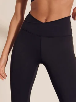 Sportkleding|Leggings En Joggingbroeken|Next - Actieve yogalegging met overslag Zwart
