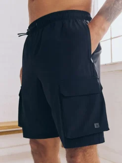 Shorts|Next - Active cargo gym trainingshorts Zwart