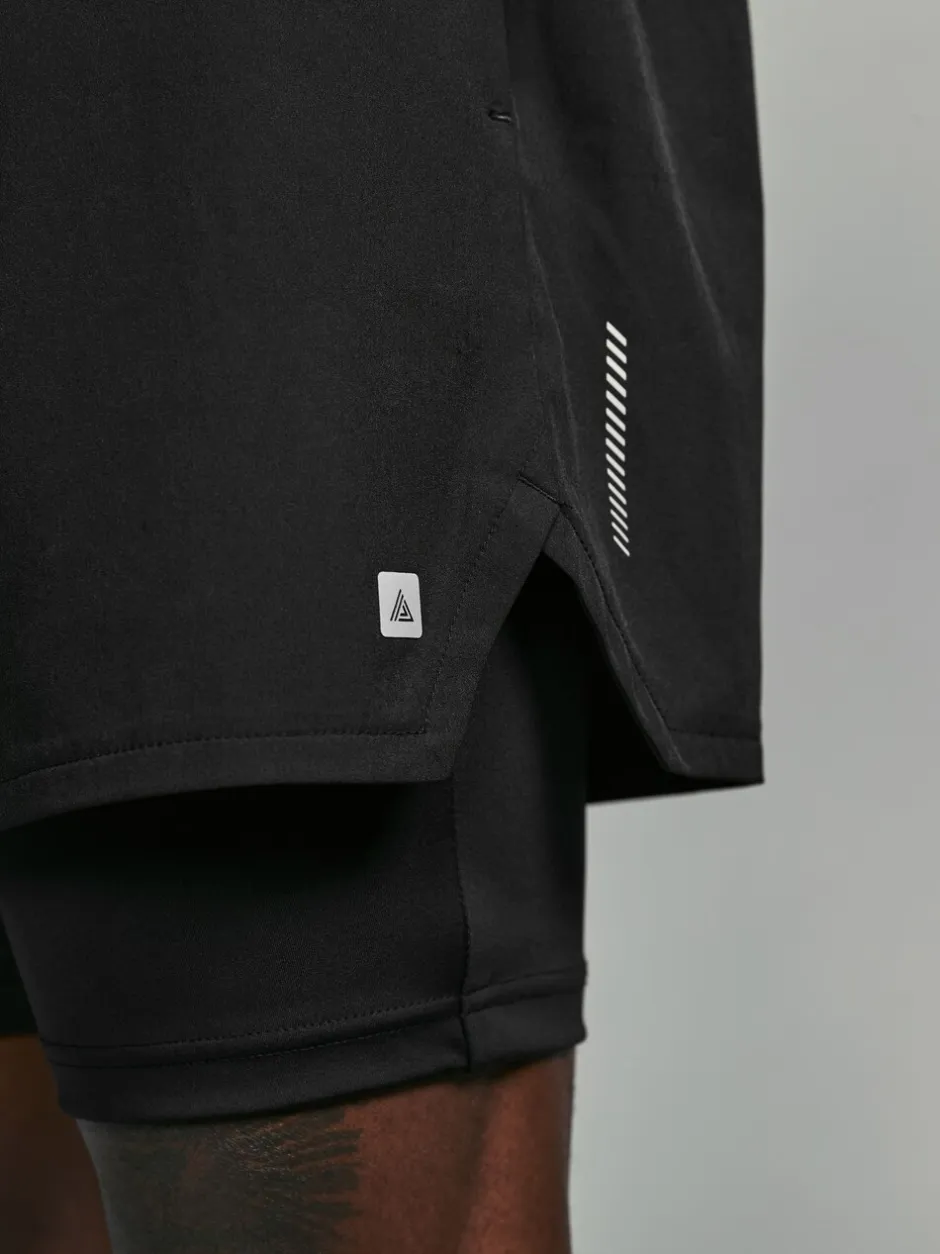 Shorts|Next - Active 2-in-1 shorts Zwart