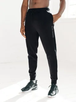 Sportkleding|Joggingbroeken|Next Zwart - Active Training Division Slim Fit Joggers