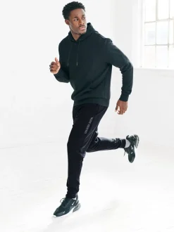 Sportkleding|Joggingbroeken|Next Zwart - Active Training Division Slim Fit Joggers