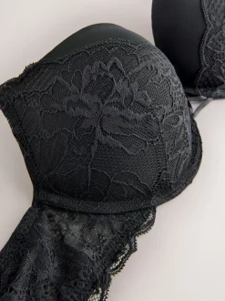 Beha's*Next Zwart - A-D Wow Triple Boost kanten multiway beha