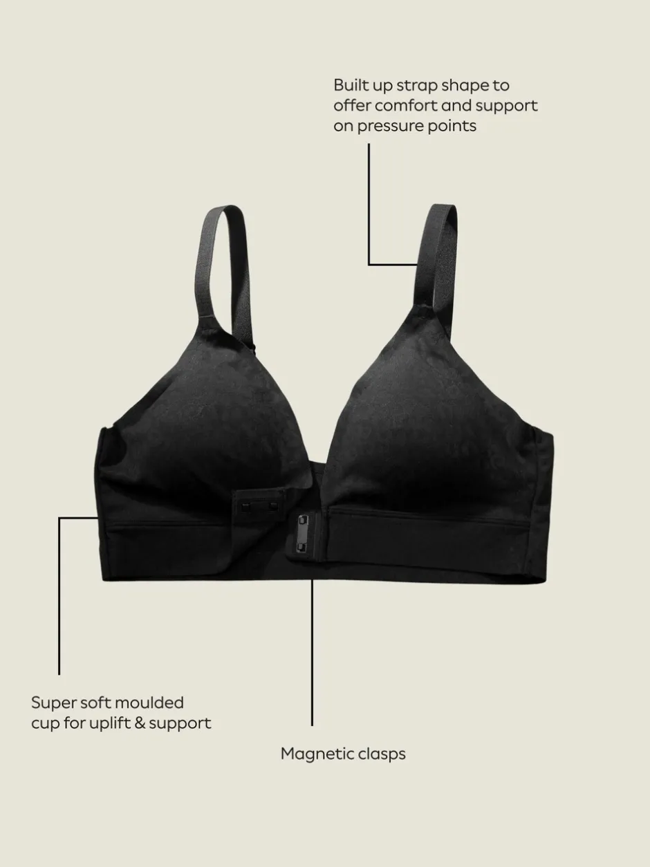 Beha's*Next Zwart - Adaptive Animal Jaquard Bralette