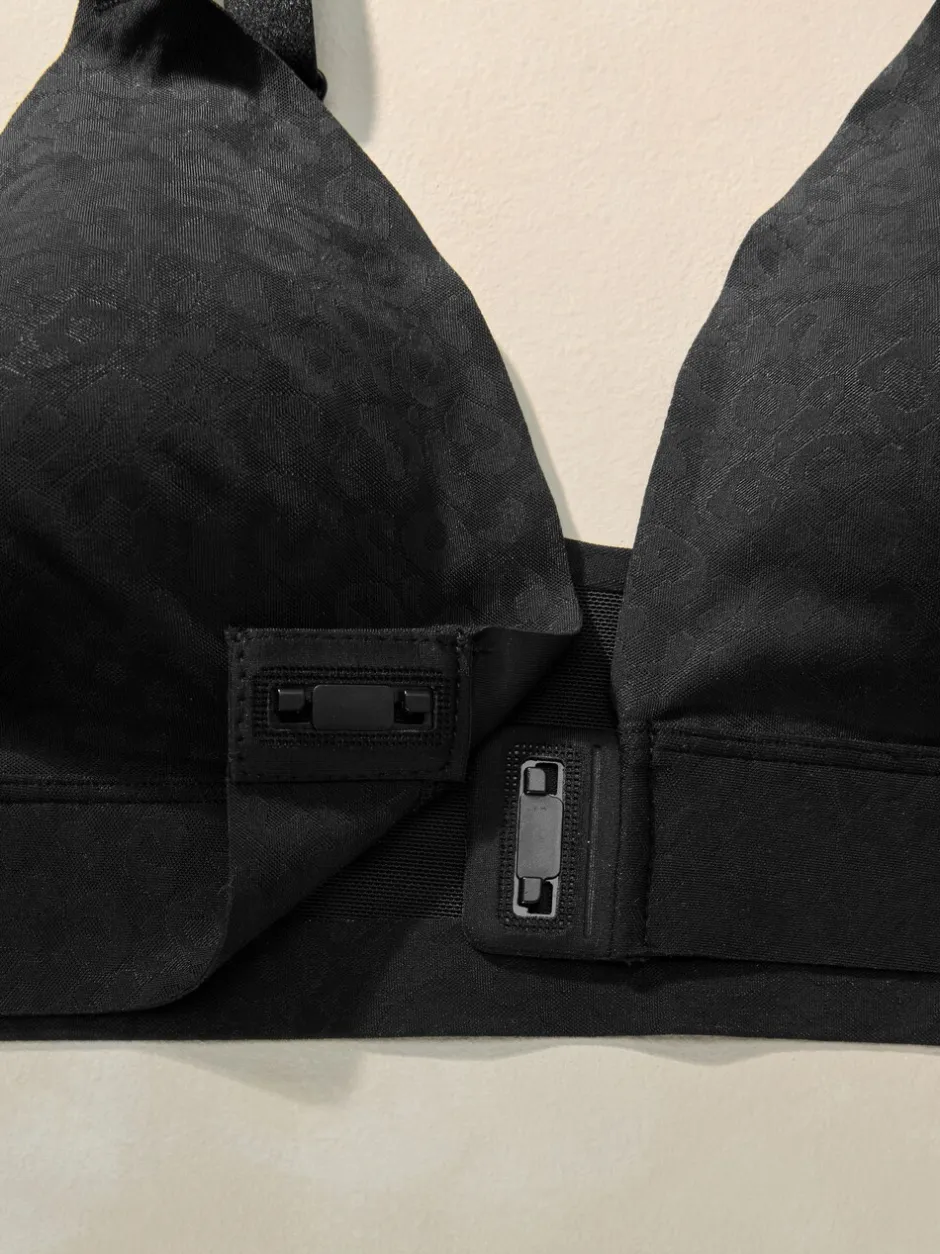 Beha's*Next Zwart - Adaptive Animal Jaquard Bralette