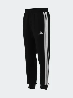 Joggingbroeken*adidas - Essentials fleece joggingbroek met 3 strepen Zwart