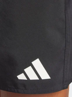 Badkleding|adidas Zwart - 8inch zwembroek