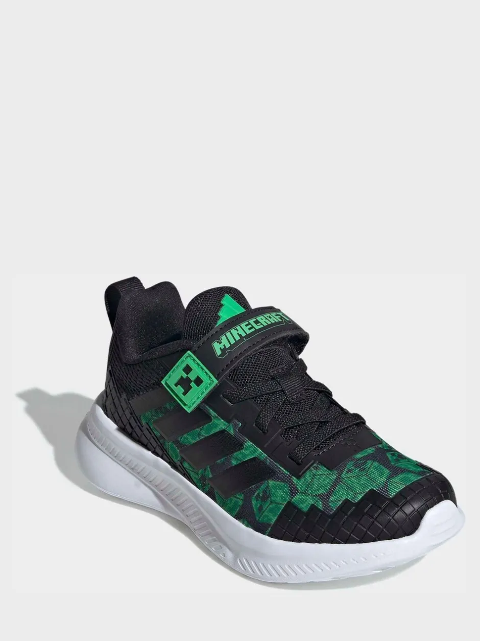 Sneakers*adidas - Minecraft Forarun 4.0 Kids Trainers Zwart