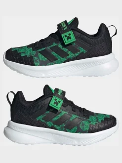 Sneakers*adidas - Minecraft Forarun 4.0 Kids Trainers Zwart