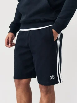 Shorts*adidas originals - Adicolor short met 3 strepen Zwart