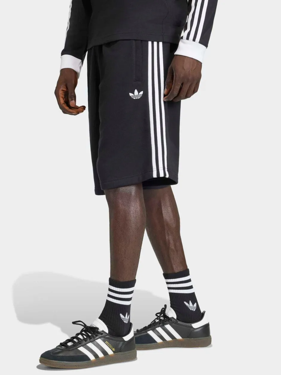 Shorts*adidas originals - shorts met 3 strepen Zwart