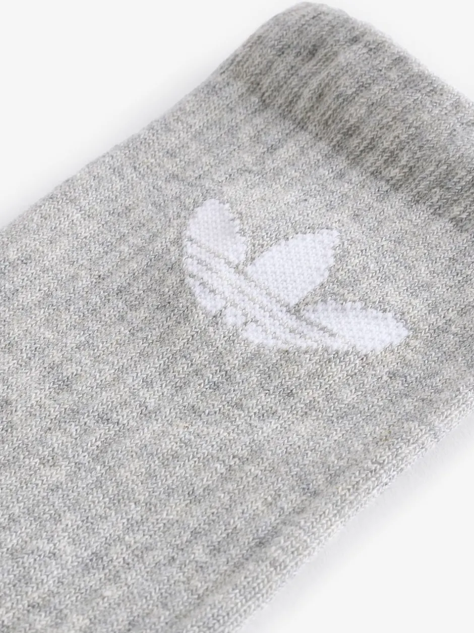 Sokken|Sokken*adidas Zwart - Originals verpakking van 6 Trefoil enkelsokken