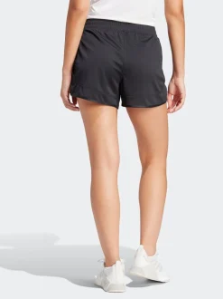 Shorts*adidas - Pacer gebreide hoge trainingsshorts Zwart